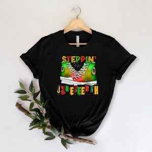 Steppin’ Into Juneteenth Black History Free-ish Shirt