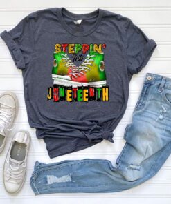 Steppin Into Juneteenth Black History Free ish Shirt 5