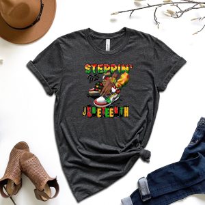 Steppin’ Into Juneteenth Black Lives Matter Civil Rights Shirt
