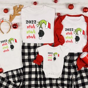 Stink Stank Stunk Christmas Xmas 2022 Family Shirt