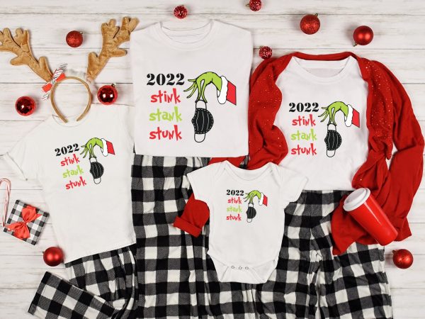 Stink Stank Stunk Christmas Xmas 2022 Family Shirt