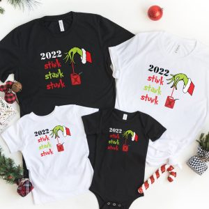 Stink Stank Stunk Matching 2022 Christmas Xmas Shirt