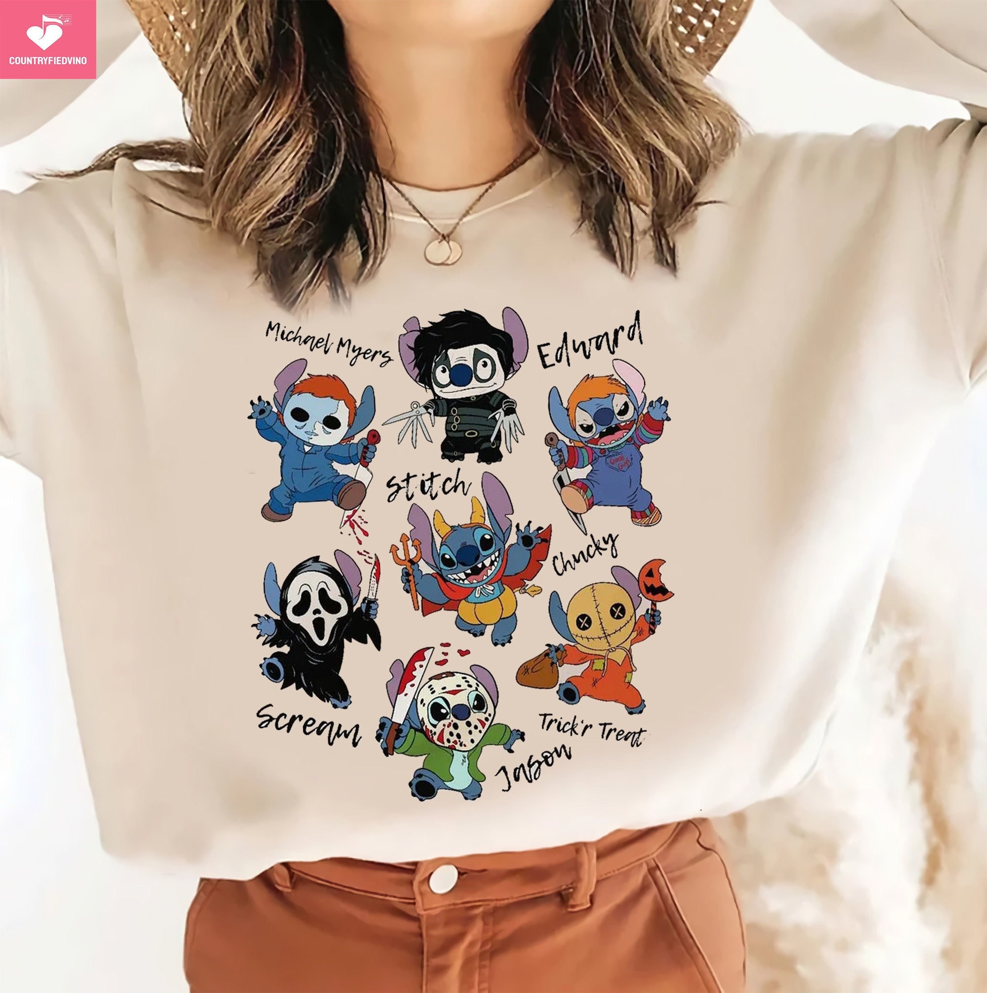 Stitch halloween sale shirt