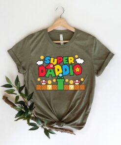 Super Daddio Game New Dad Daddy Father's Day Shirt 3 Super Daddio Game New Dad Daddy Fathers Day Shirt 4