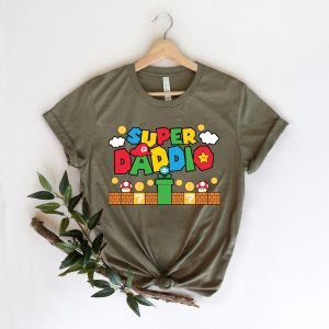 Super Daddio Game New Dad Daddy Fathers Day Shirt 4