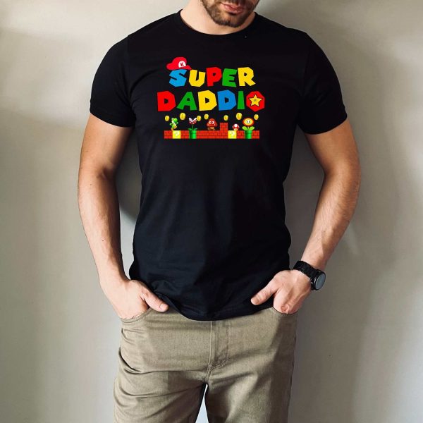 Super Daddio Game New Dad Father’s Day Birthday Shirt