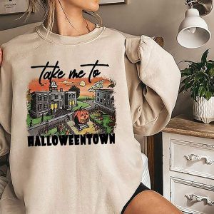 Take Me To Halloweentown University Fall Pumpkin Unisex Sweatshirt