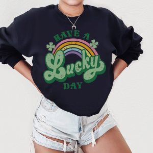 Teacher Have A Lucky Day St Patricks Irish Sweatshirt 3