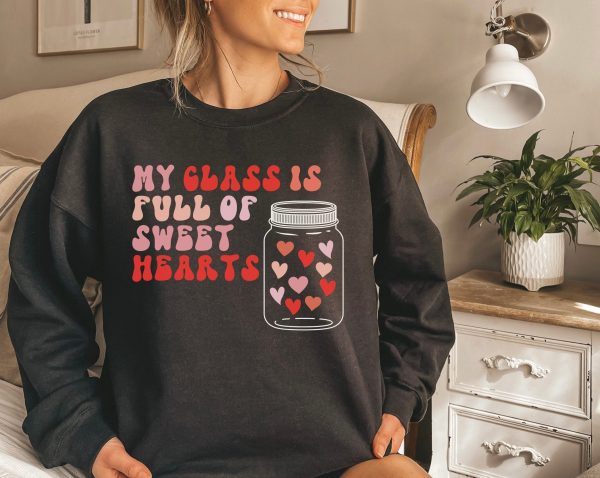 Teachers Valentine’s Heart Teaching Appreciation Sweater