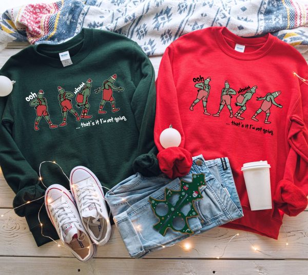 That’s It I’m Not Going Grinch Christmas Crewneck Sweatshirt Shirt For Women