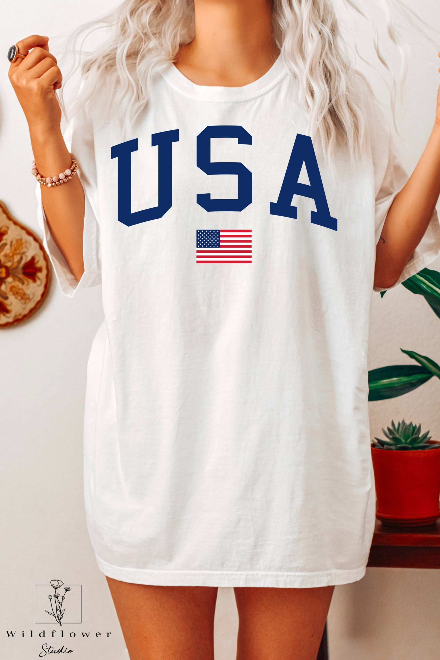 USA Flag 4th Of July Shirt