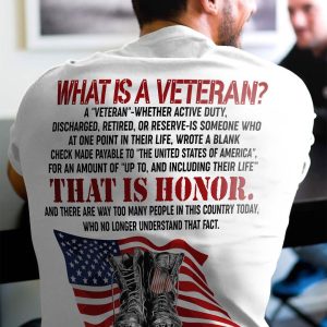 Ultra Cotton What Is A Veteran That Honor Father’s Day T-Shirt
