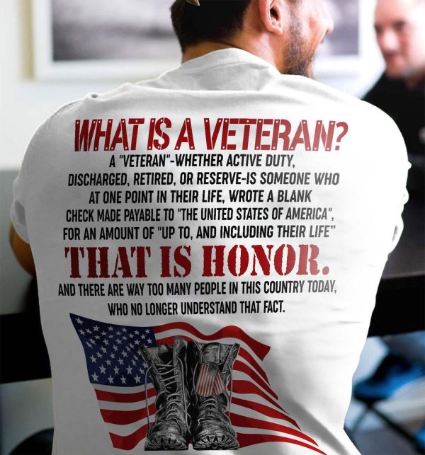 Ultra Cotton What Is A Veteran That Honor Father’s Day T-Shirt