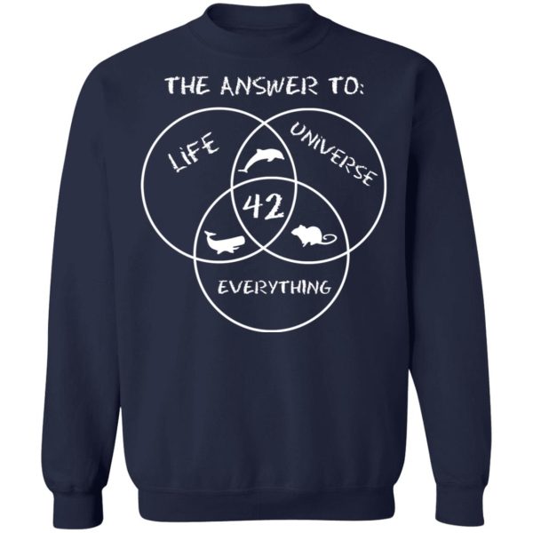 42 The Answer To Life Universe Everything T-Shirts, Hoodies, Sweater