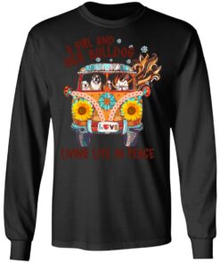 A Girl And Her Bulldog Living Life In Peace T-Shirts 8 A Girl And Her Bulldog Living Life In Peace T Shirts 5