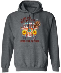 A Girl And Her Bulldog Living Life In Peace T-Shirts 11 A Girl And Her Bulldog Living Life In Peace T Shirts 8