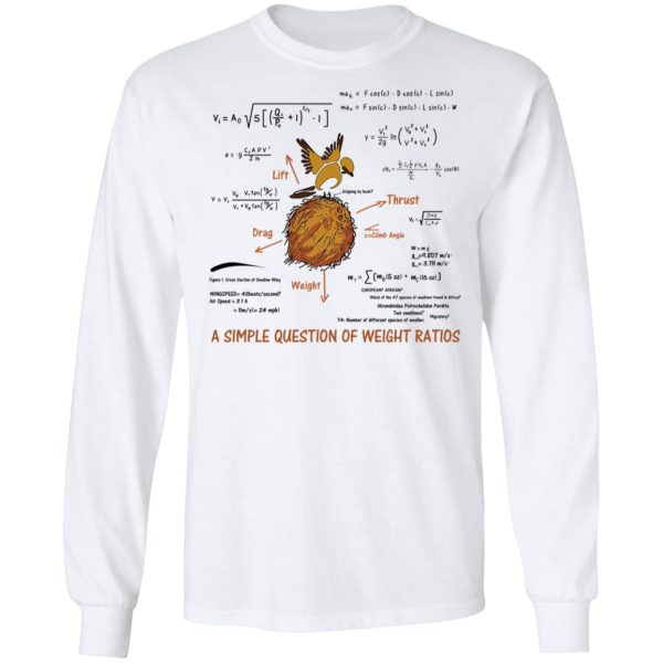 A Simple Question Of Weight Ratios Funny Math Teacher T-Shirts, Hoodies, Sweater