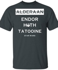 Alderaan Endor Hoth Taooine Star Wars Shirt 10