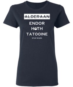 Alderaan Endor Hoth Taooine Star Wars Shirt 3