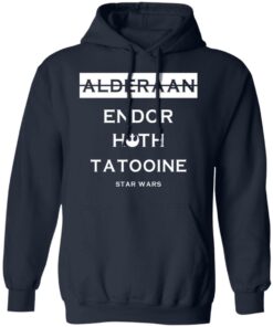 Alderaan Endor Hoth Taooine Star Wars Shirt 7