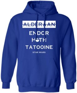 Alderaan Endor Hoth Taooine Star Wars Shirt 9