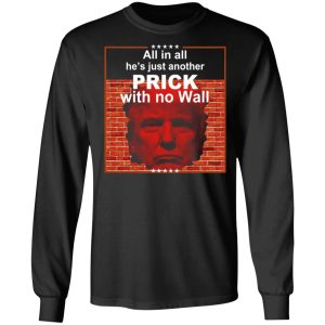 All In All Hes Just Another Prick With No Wall Donald Trump T Shirts Hoodies Sweatshirt 5