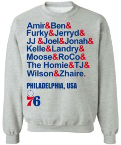 Amir amp Ben amp Furky amp Jerryd Philadelphia USA 76 T Shirts Hoodies Sweater 5