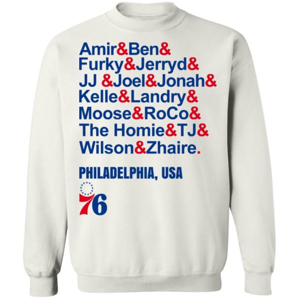 Amir &amp Ben &amp Furky &amp Jerryd Philadelphia USA 76 T-Shirts, Hoodies, Sweater