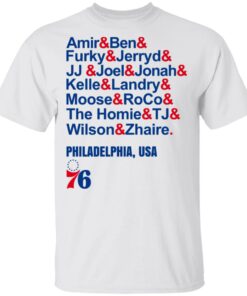 Amir amp Ben amp Furky amp Jerryd Philadelphia USA 76 T Shirts Hoodies Sweater 8
