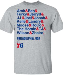 Amir amp Ben amp Furky amp Jerryd Philadelphia USA 76 T Shirts Hoodies Sweater 9