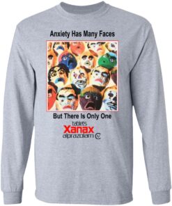 Anxiety Has Many Faces Shirt 2
