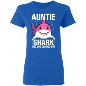 Auntie Shark Doo Doo Doo Doo Doo T Shirts 4