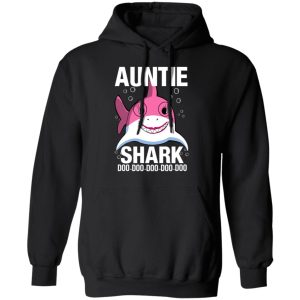 Auntie Shark Doo Doo Doo Doo Doo T Shirts 6