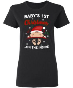 Baby's 1st Christmas On The Inside T Shirts Hoodies Sweater 13