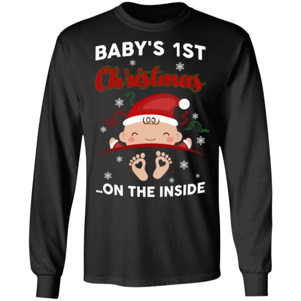 Baby’s 1st Christmas On The Inside T-Shirts, Hoodies, Sweater