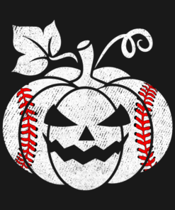 Baseball Player Scary Pumpkin Vintage Costume Halloween T-Shirt 1 Baseball Player Scary Pumpkin Vintage Costume Halloween T Shirt 2