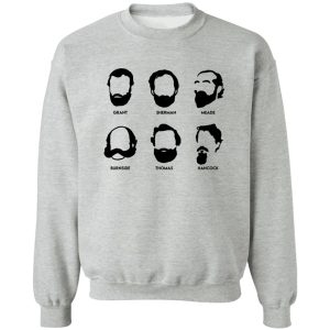 Beards And Generals Union Grant Sherman Meade Burnside Thomas Hancock T-Shirts, Hoodie, Sweatshirt