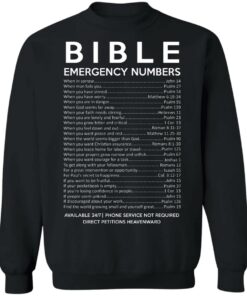 Bible Emergency Numbers T-Shirts, Hoodies, Sweater 2 Bible Emergency Numbers T Shirts Hoodies Sweater 11