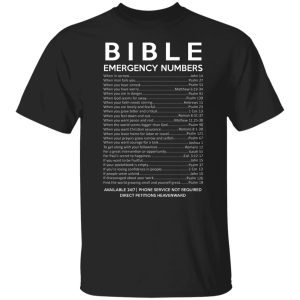 Bible Emergency Numbers T Shirts Hoodies Sweater 2