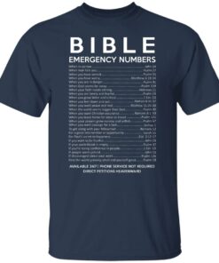 Bible Emergency Numbers T-Shirts, Hoodies, Sweater 6 Bible Emergency Numbers T Shirts Hoodies Sweater 4
