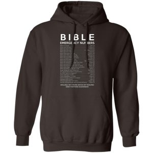 Bible Emergency Numbers T Shirts Hoodies Sweater 9