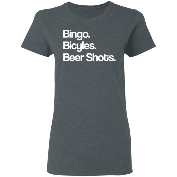 Bingo Bicycles Beer Shots T-Shirts