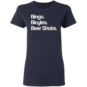 Bingo Bicycles Beer Shots T Shirts 3