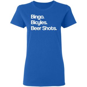 Bingo Bicycles Beer Shots T Shirts 4