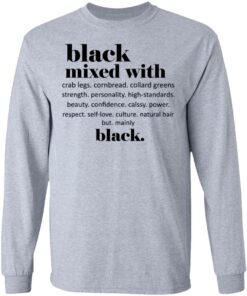 Black Mixed With Crab Legs Cornbread Collard Greens Strength T Shirts Hoodies Sweater 2