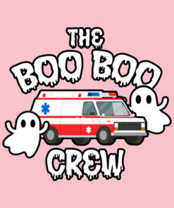 Boo Boo Crew EMT Paramedic Funny Halloween T Shirt 2