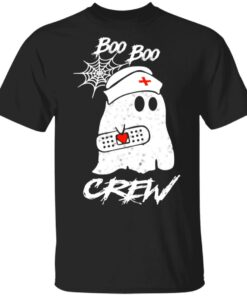 Boo Boo Crew Nurse Ghost Funny Halloween Costume Gift Shirt 1