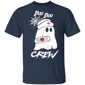 Boo Boo Crew Nurse Ghost Funny Halloween Costume Gift Shirt 11