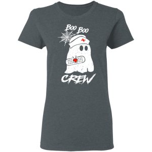 Boo Boo Crew Nurse Ghost Funny Halloween Costume Gift Shirt 2