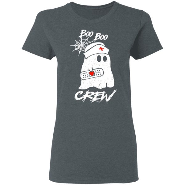 Boo Boo Crew Nurse Ghost Funny Halloween Costume Gift Shirt